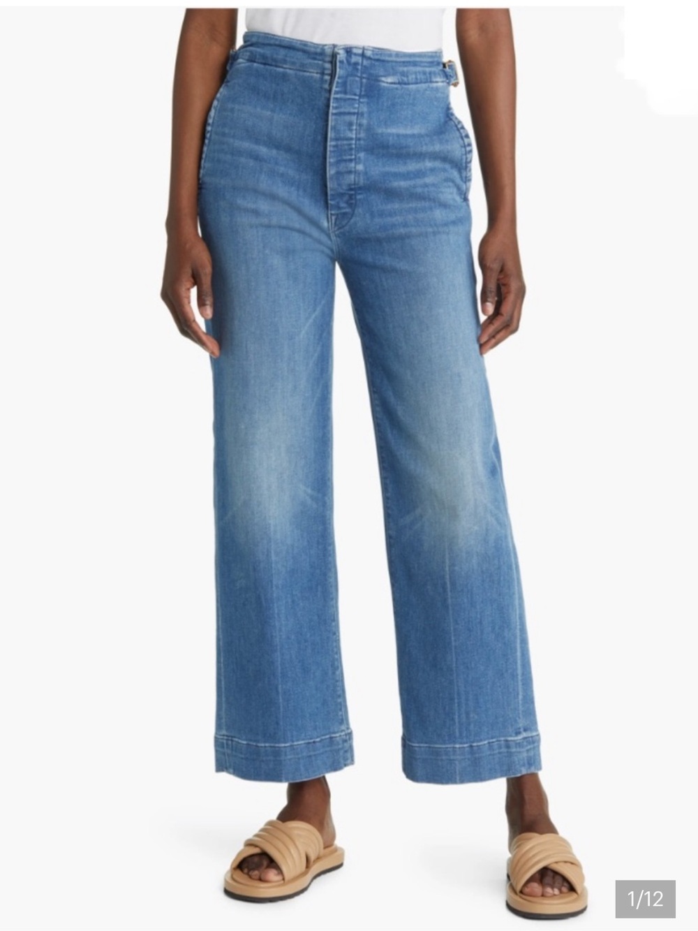 MOTHER The Cinch Greaser Wide Legs Jeans Size 31
